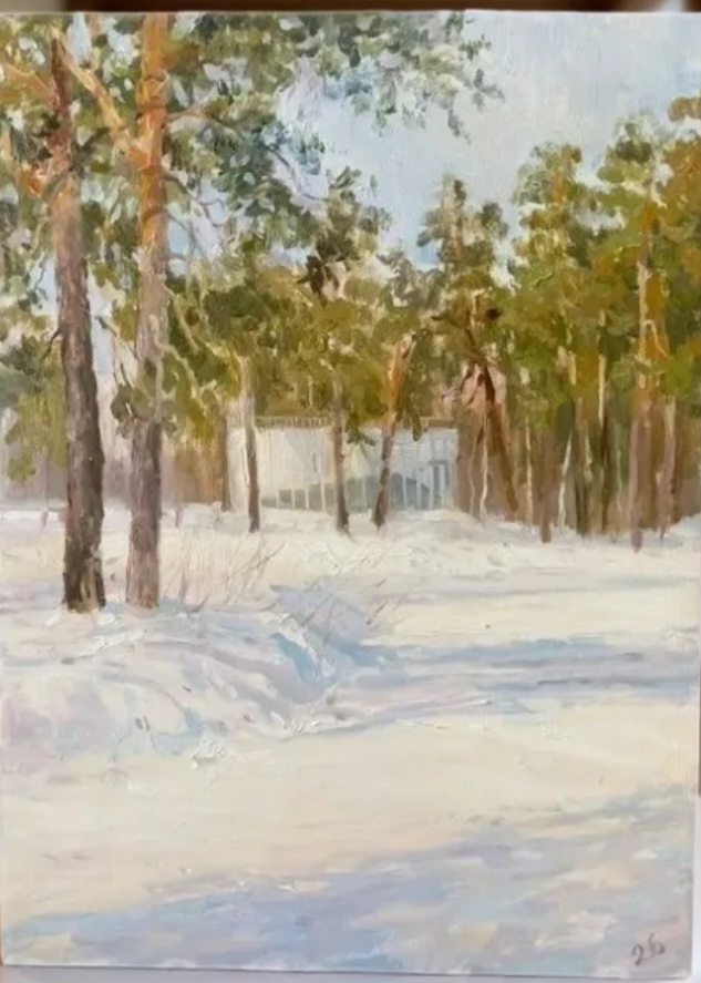 Зима в парке